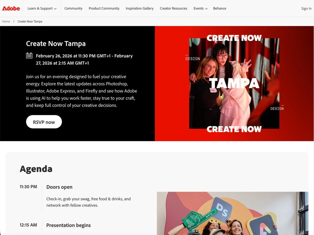 Create Now Tampa - Discover what's next in marketing, creativity, and AI.