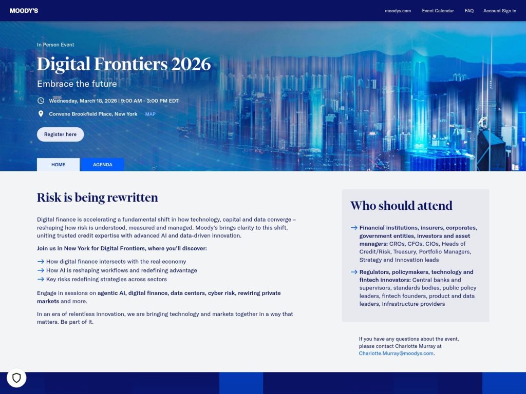 Digital Frontiers 2026 website