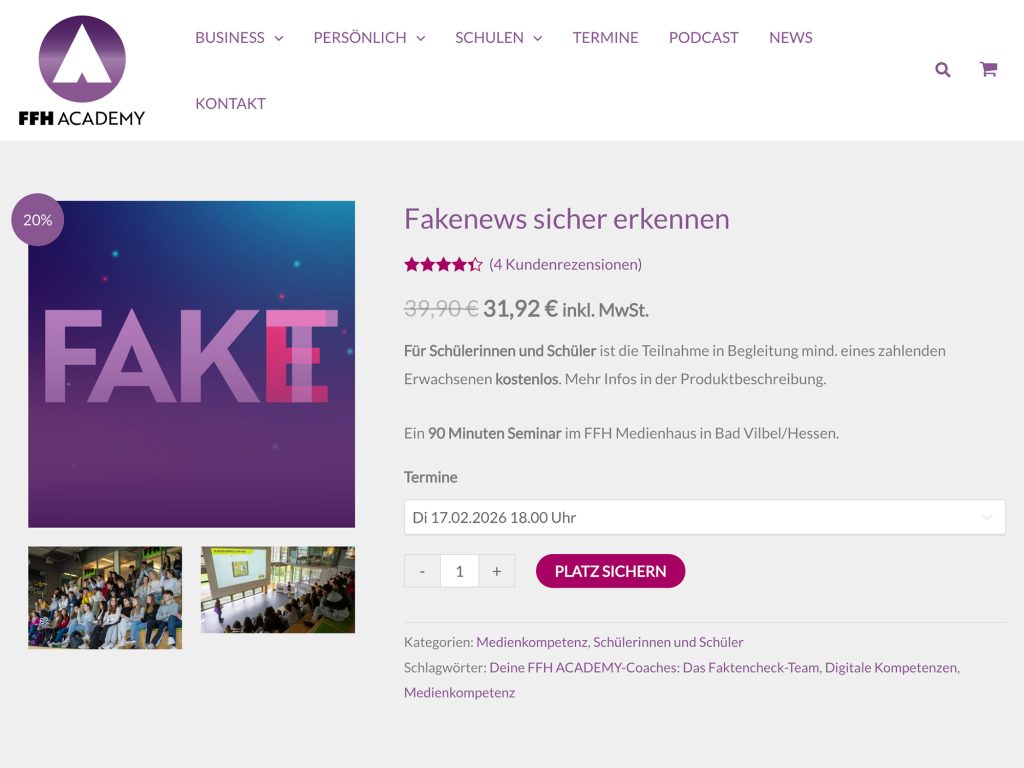 Fakenews sicher erkennen website