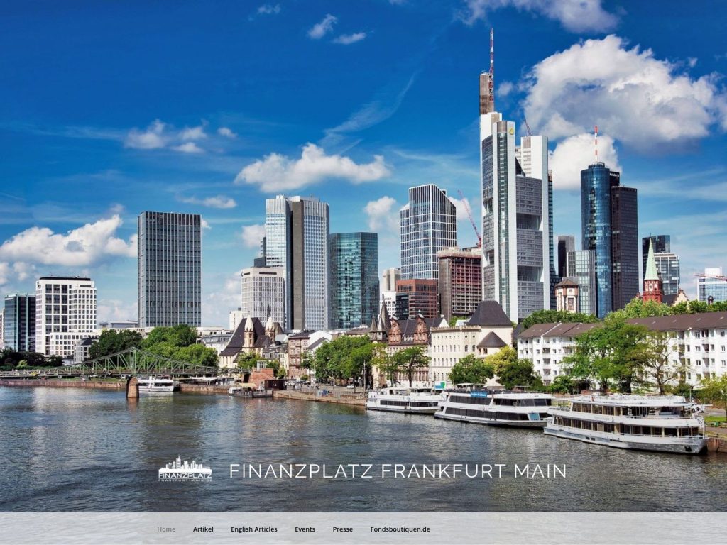 Finanzplatz Frankfurt meets Wealth Management website