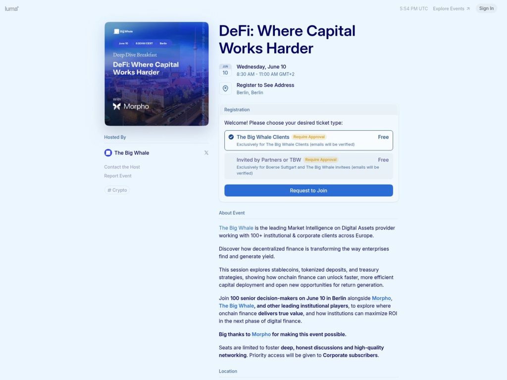 DeFi: Where Capital Works Harder website