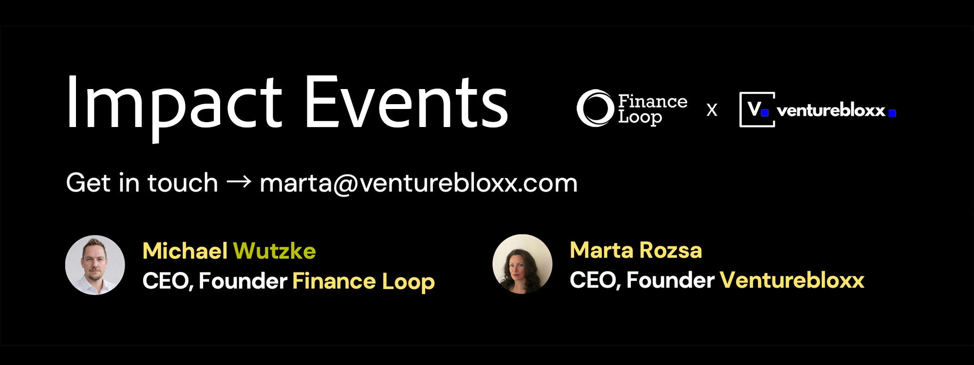 Impact Events by Finance Loop x Venturebloxx - Events Calendar