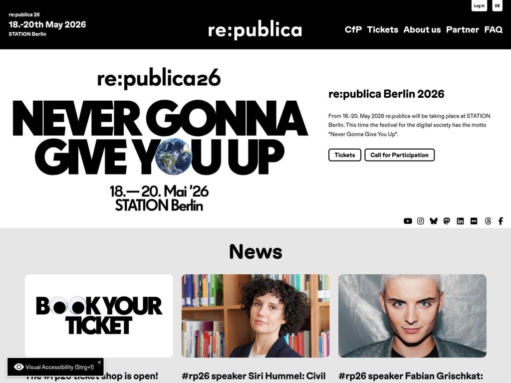 re:publica26 website