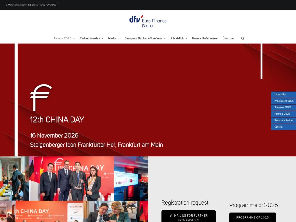 12th CHINA DAY - EURO FINANCE WEEK website