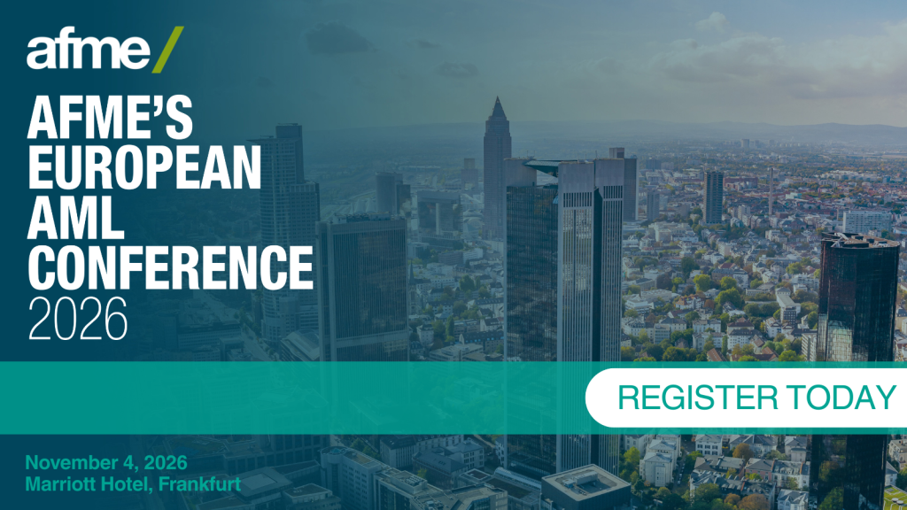 AFME’s European AML Conference 2026 website