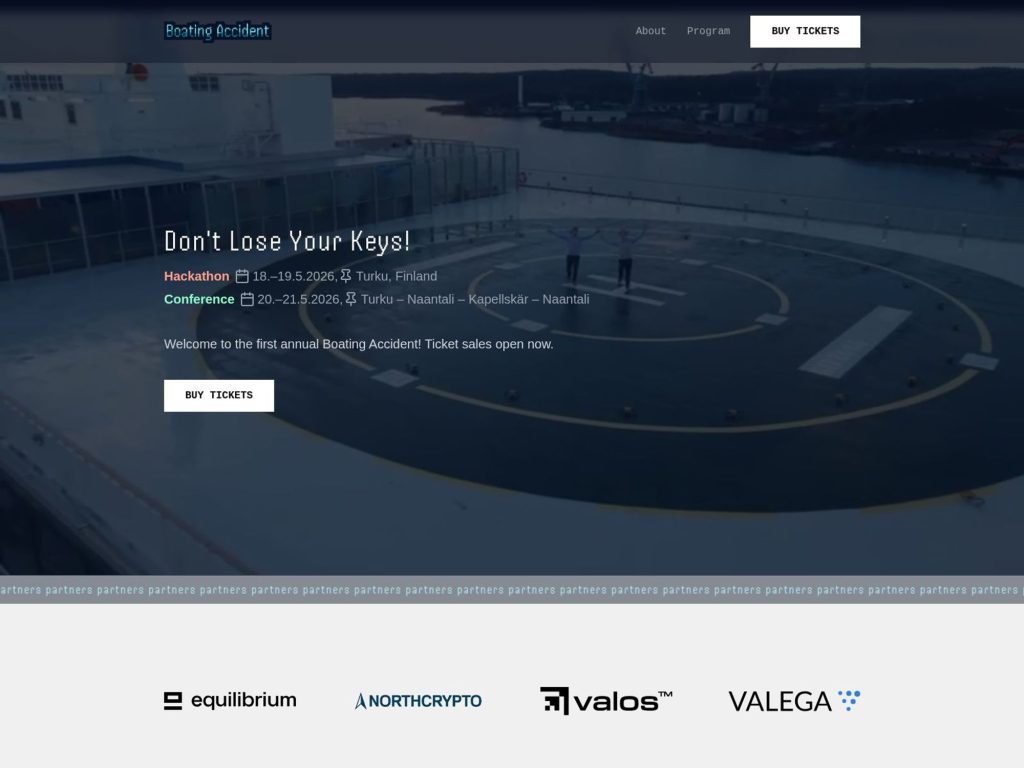 Boating Accident 2026 website