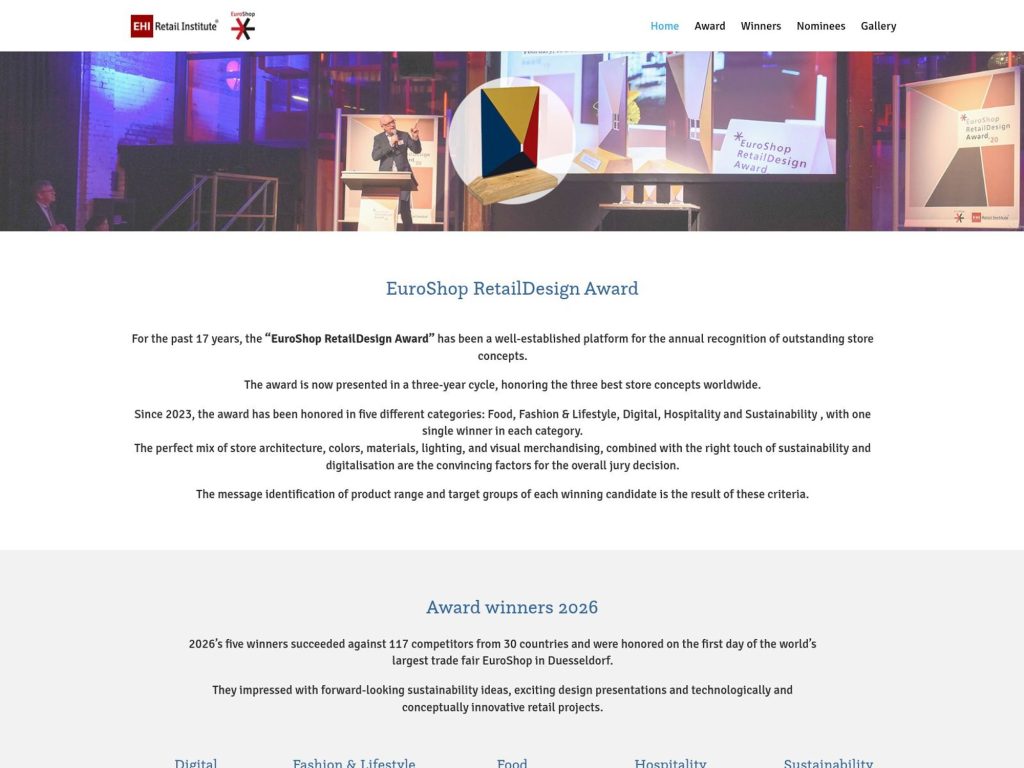 EuroShop RetailDesign Award 2026