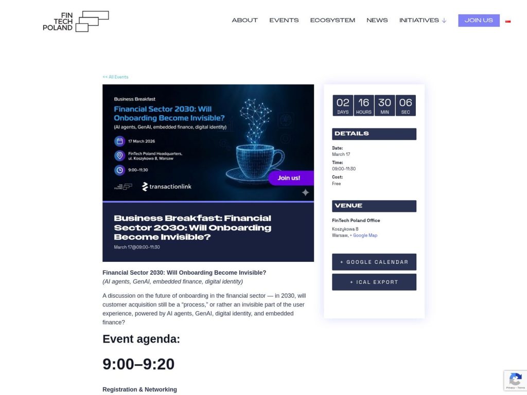 Financial Sector 2030: Will Onboarding Become Invisible? website