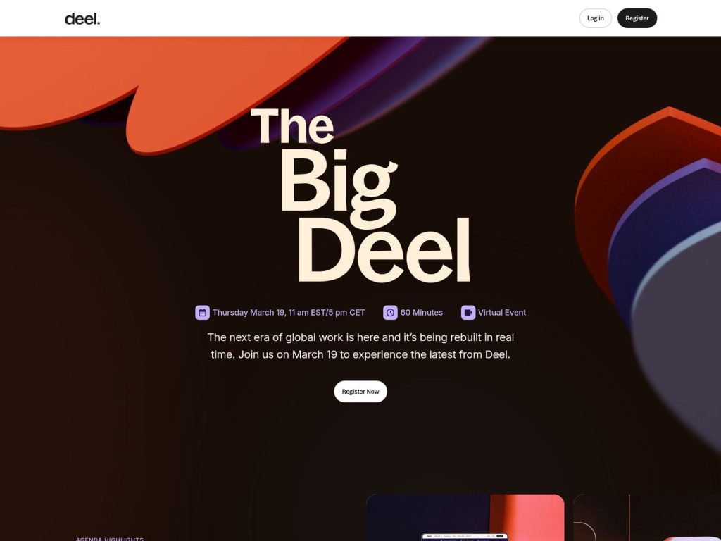 The Big Deel 2026 website