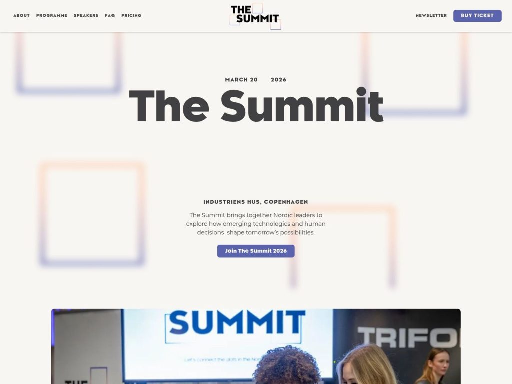 The Summit 2026 website