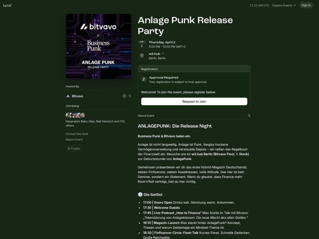 Anlage Punk Release Party image