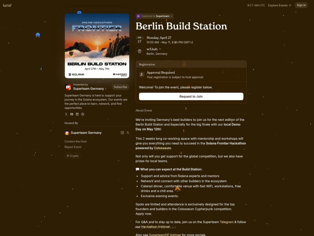 Berlin Demo Day website
