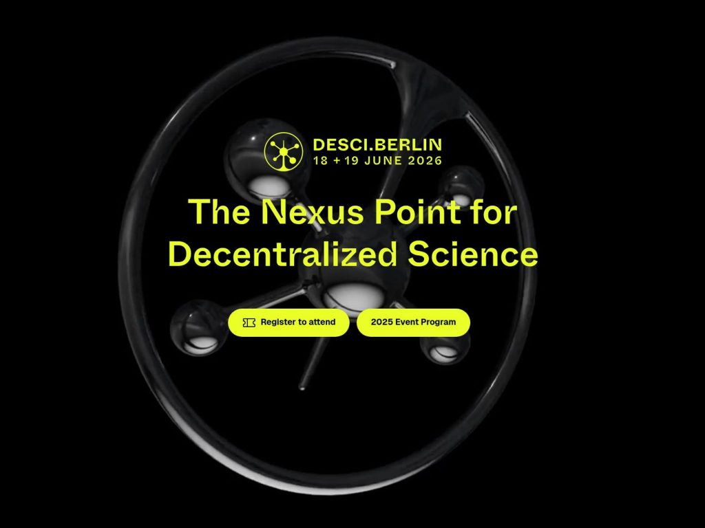 DeSci.Berlin 2026 website