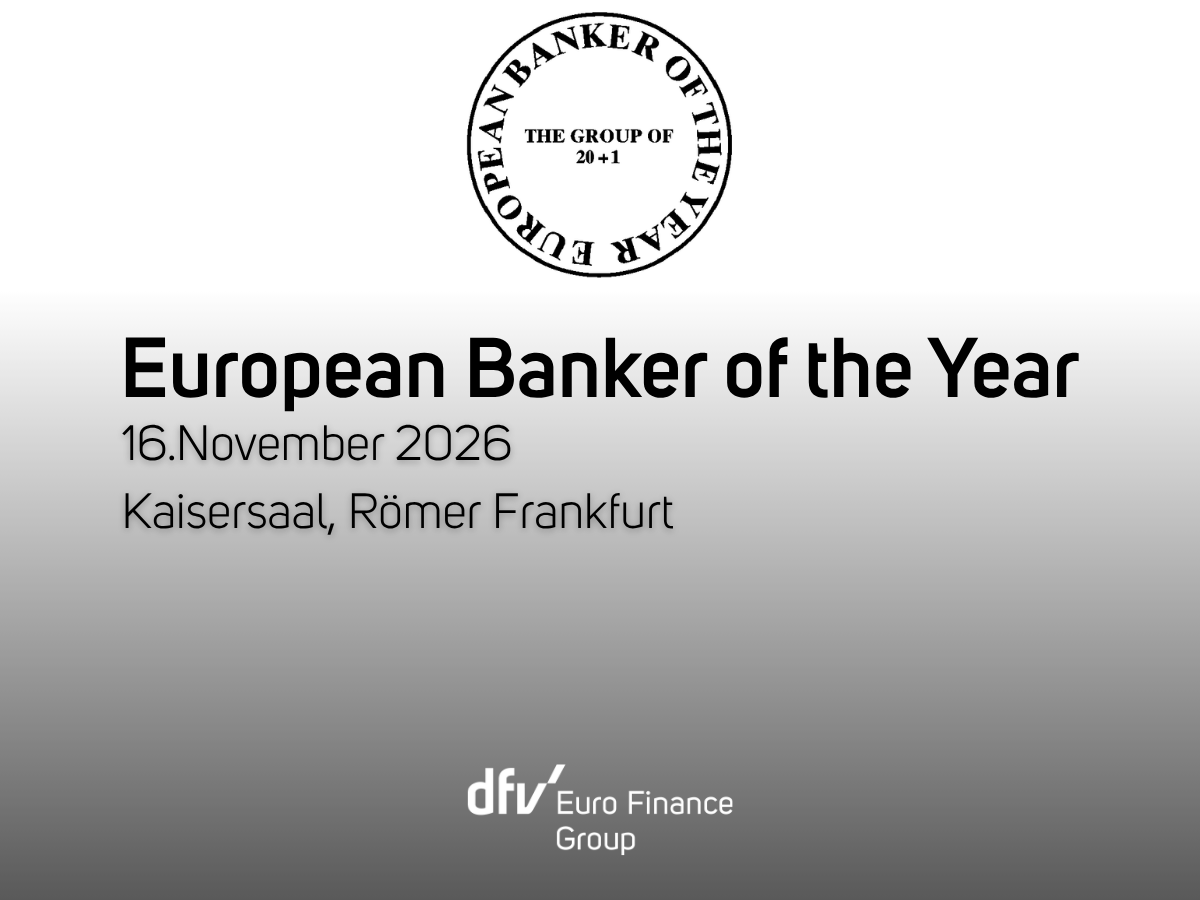 Award Ceremony European Banker of the Year 2025