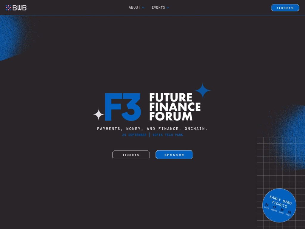 F3: Future Finance Forum website