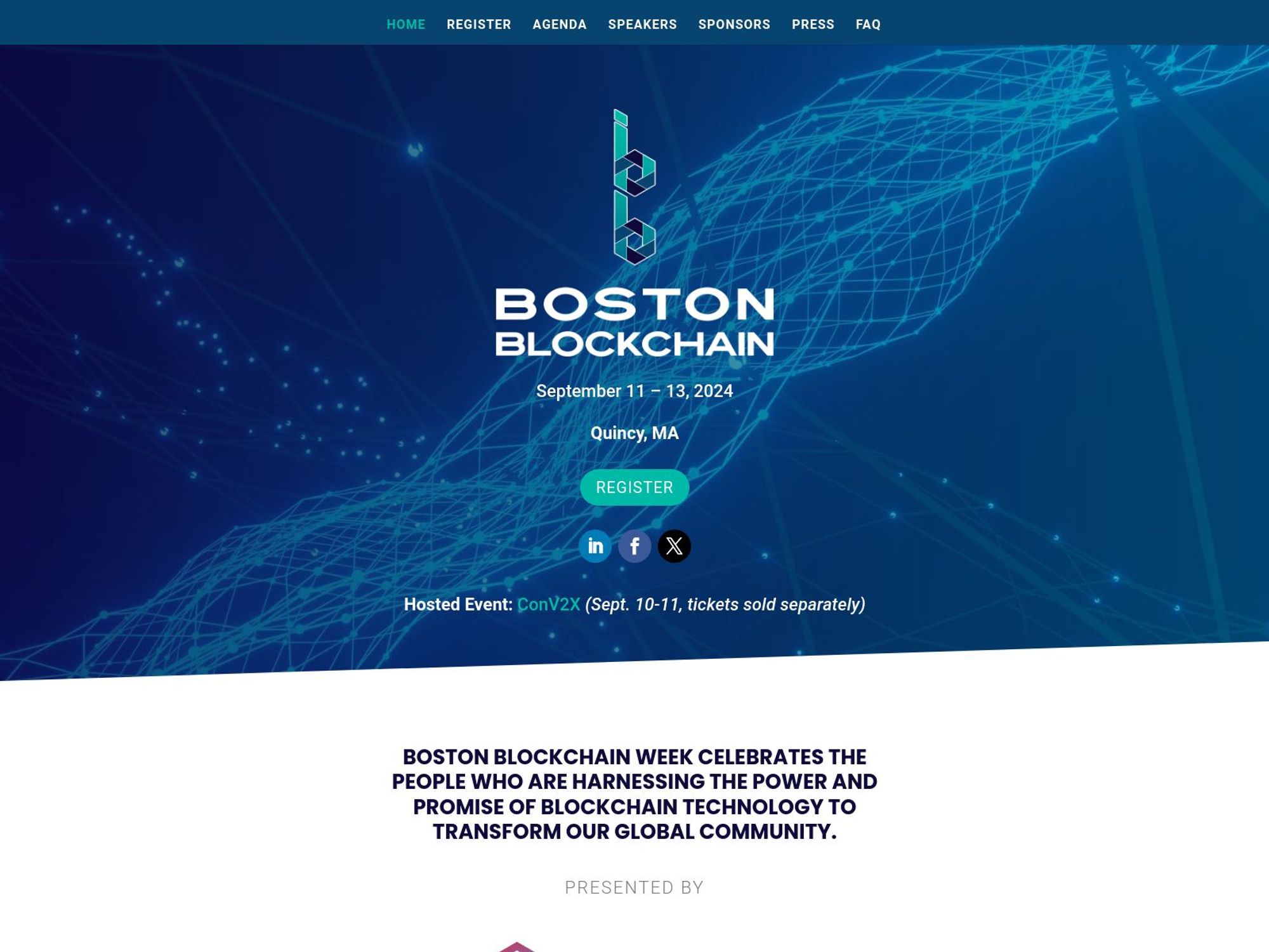 Boston Blockchain Week 2024 (BBW24) screenshot