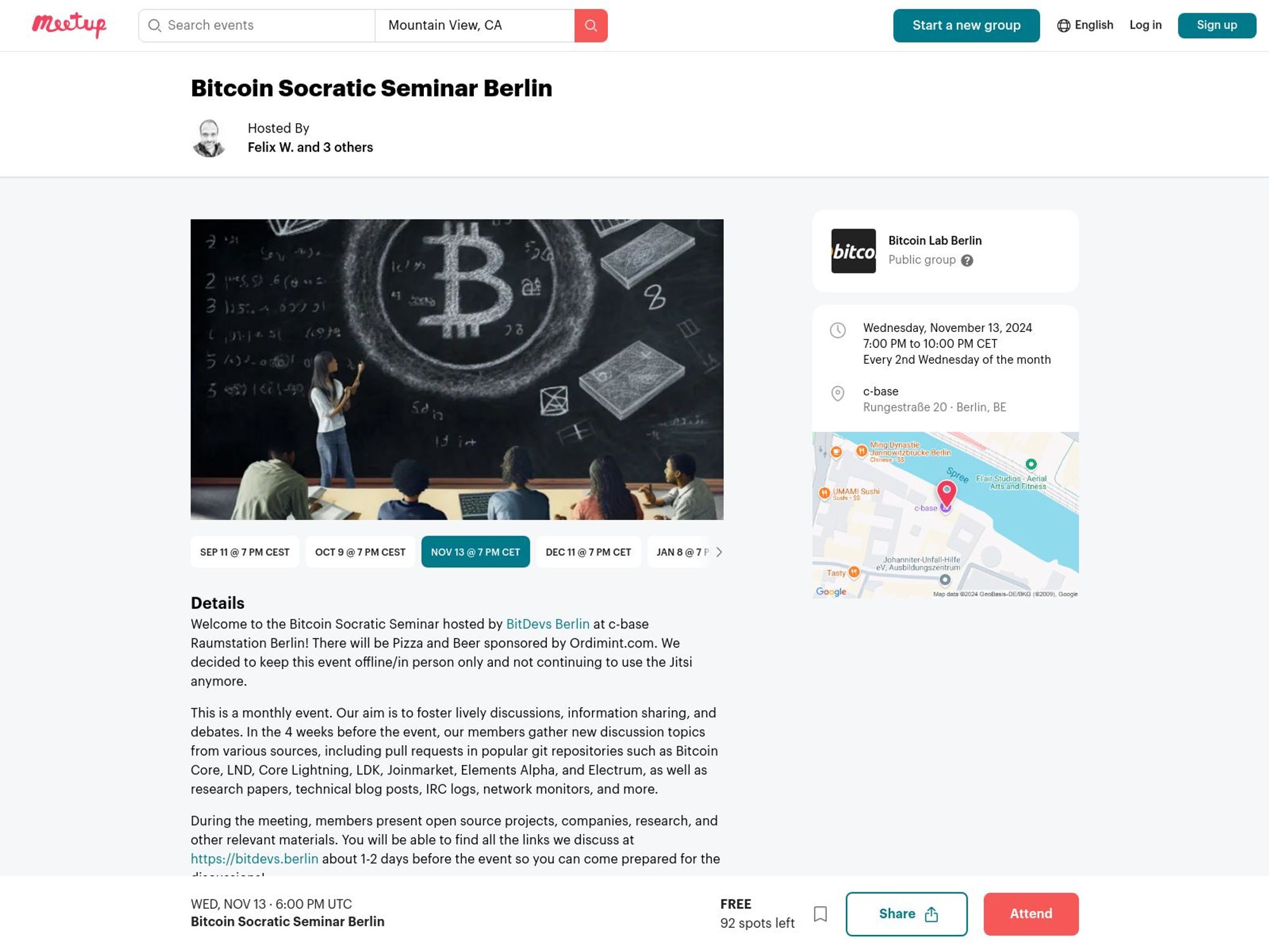 Bitcoin Socratic Seminar Berlin - November 2024 screenshot