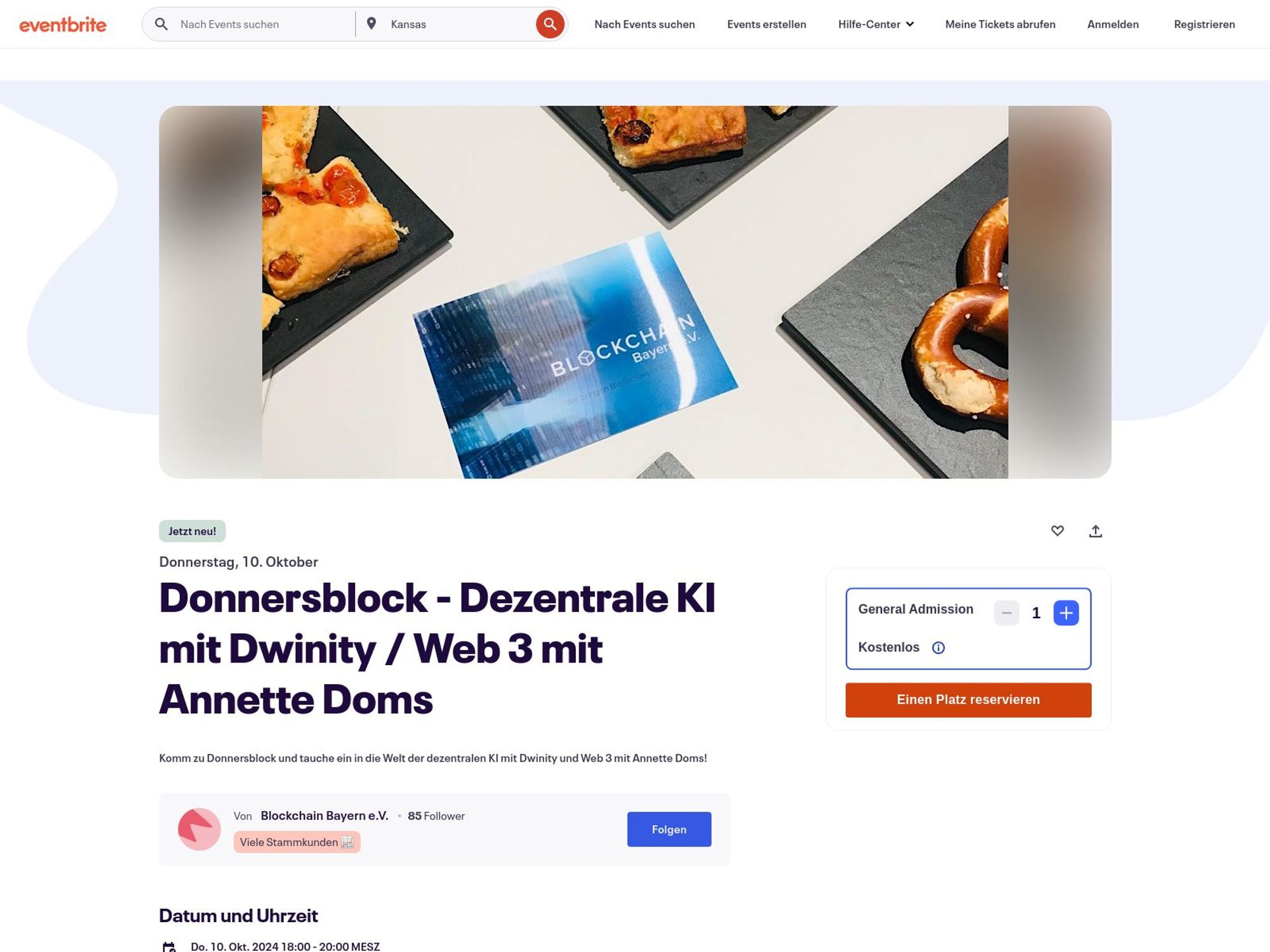 Donnersblock - Dezentrale KI mit Dwinity / Web 3 screenshot