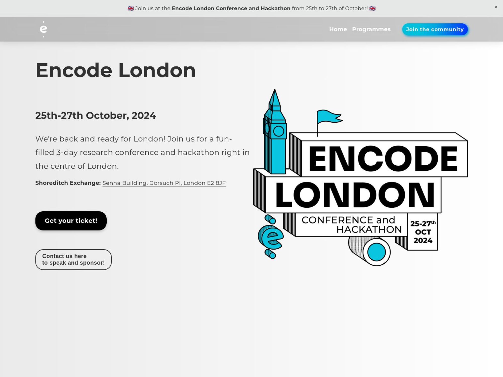 Encode London 2024 screenshot