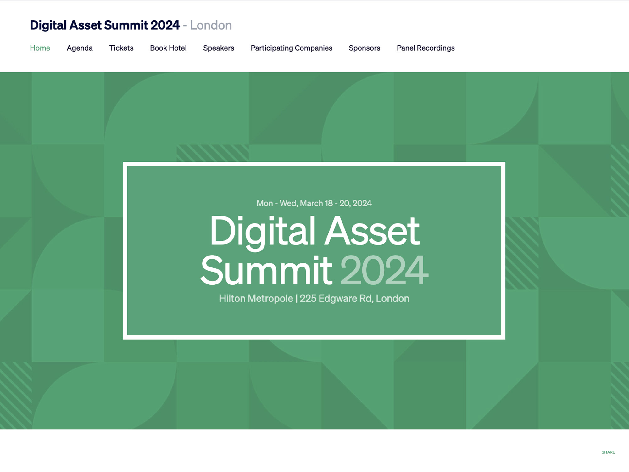 Digital Asset Summit 2024 screenshot