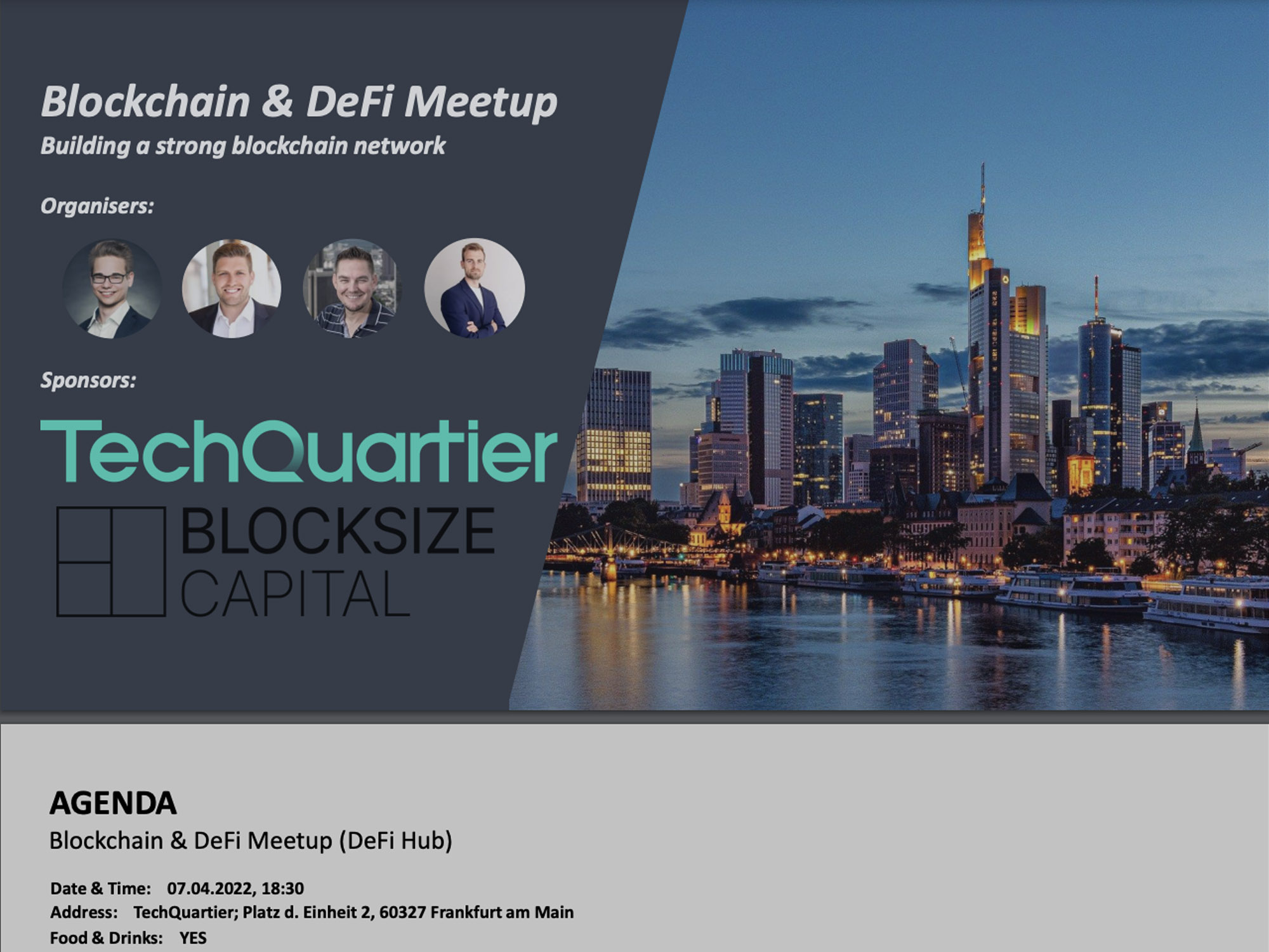 Blockchain & DeFi Meetup - sponsored by Blocksize Capital screenshot