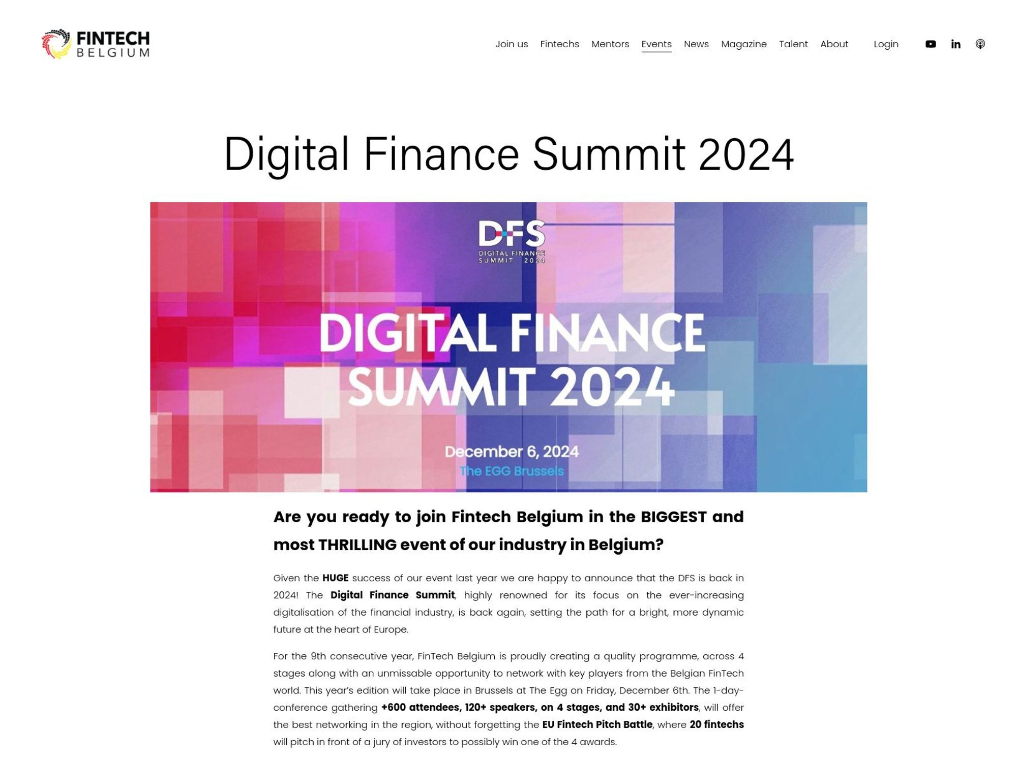 Digital Finance Summit 2024 screenshot