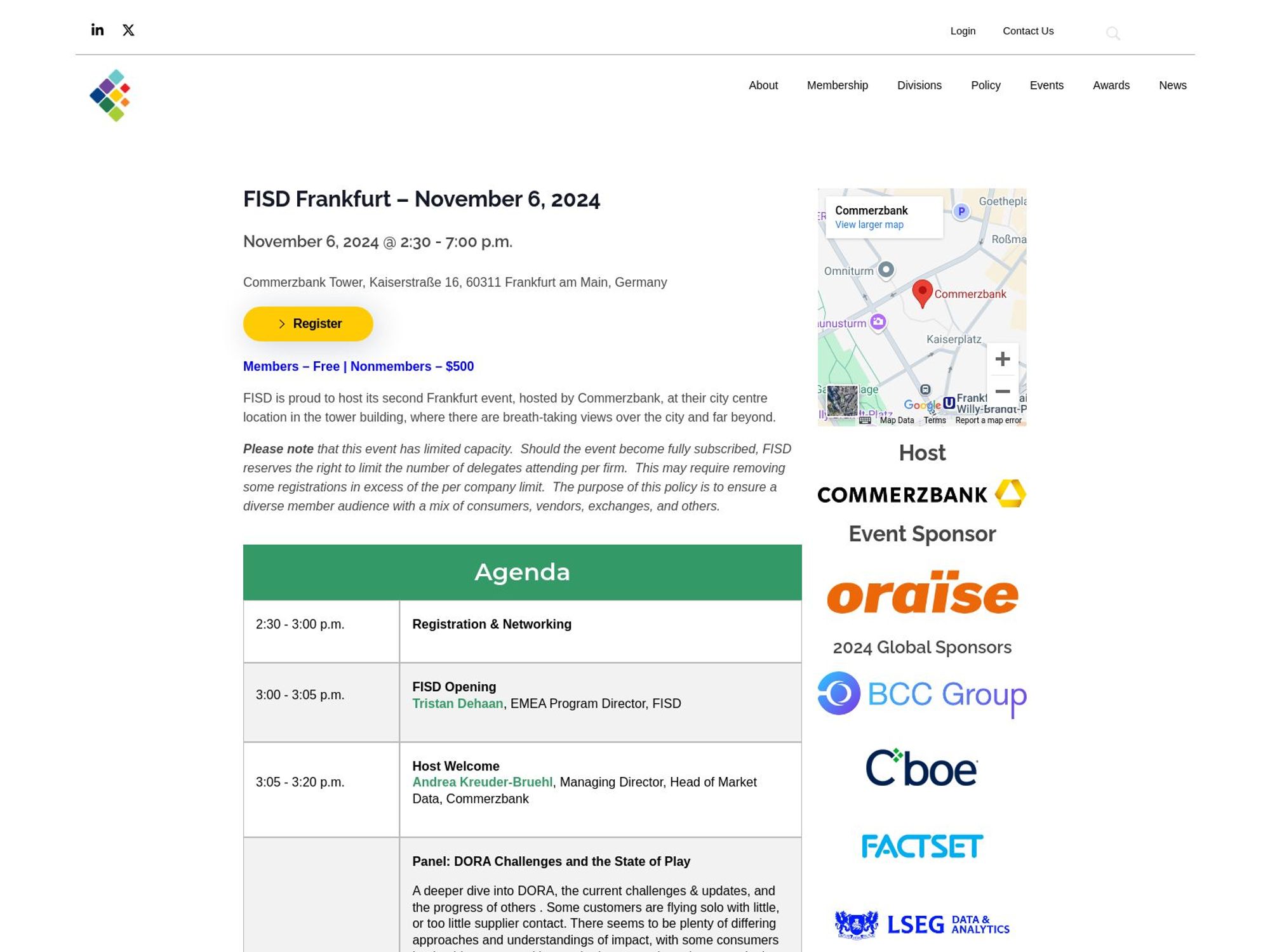 FISD Frankfurt screenshot