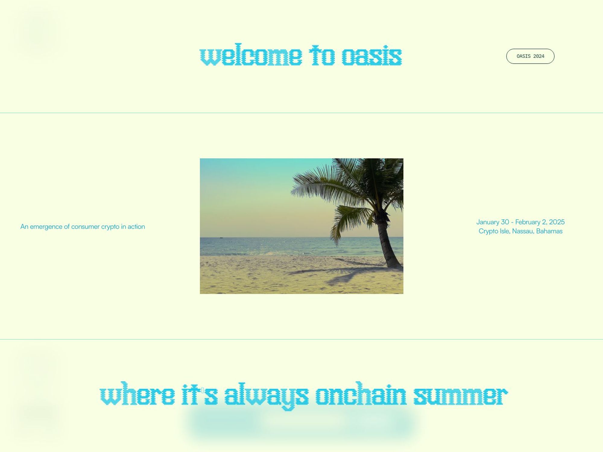 Oasis Onchain screenshot