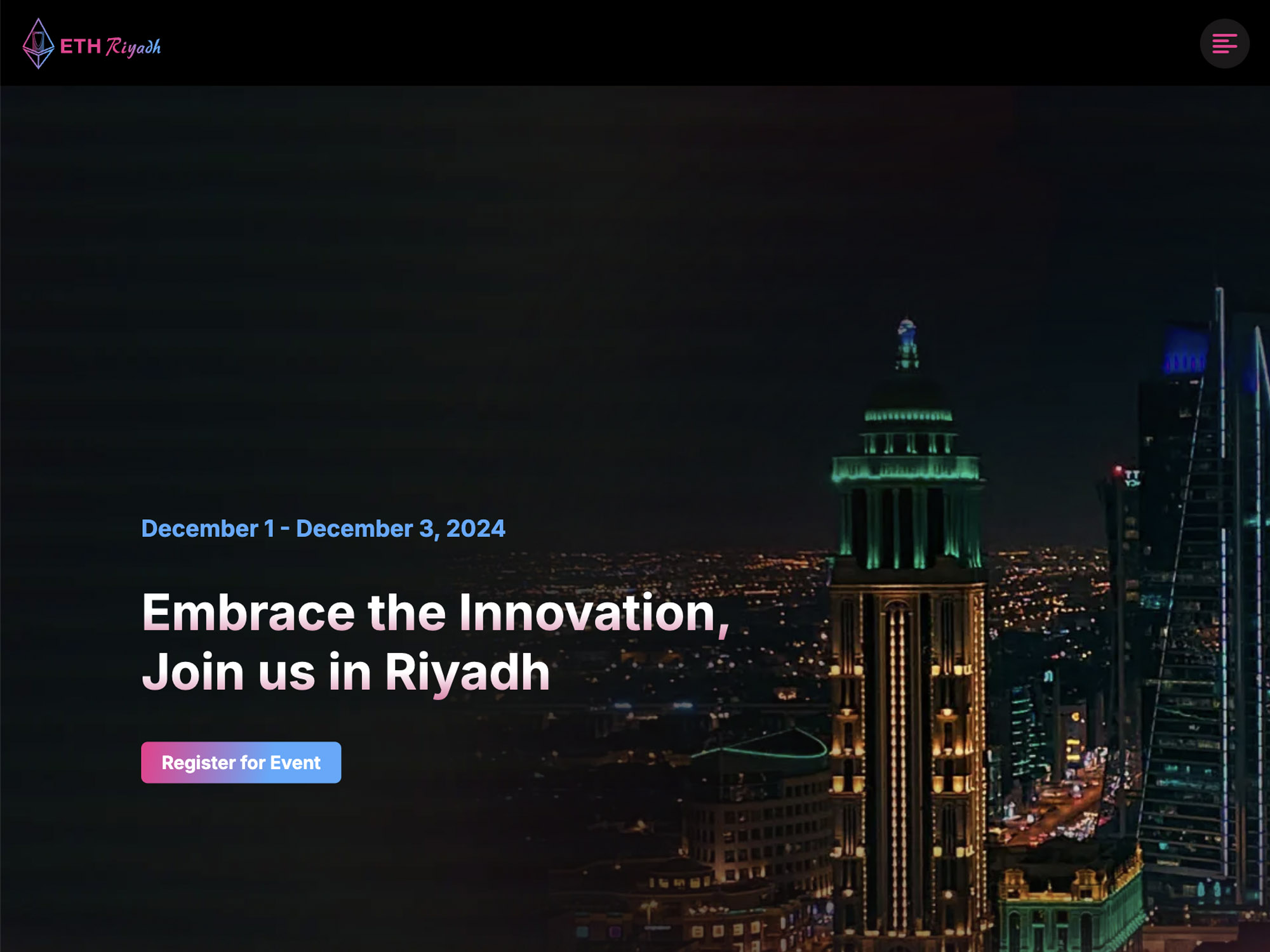 ETH Riyadh 2024 screenshot