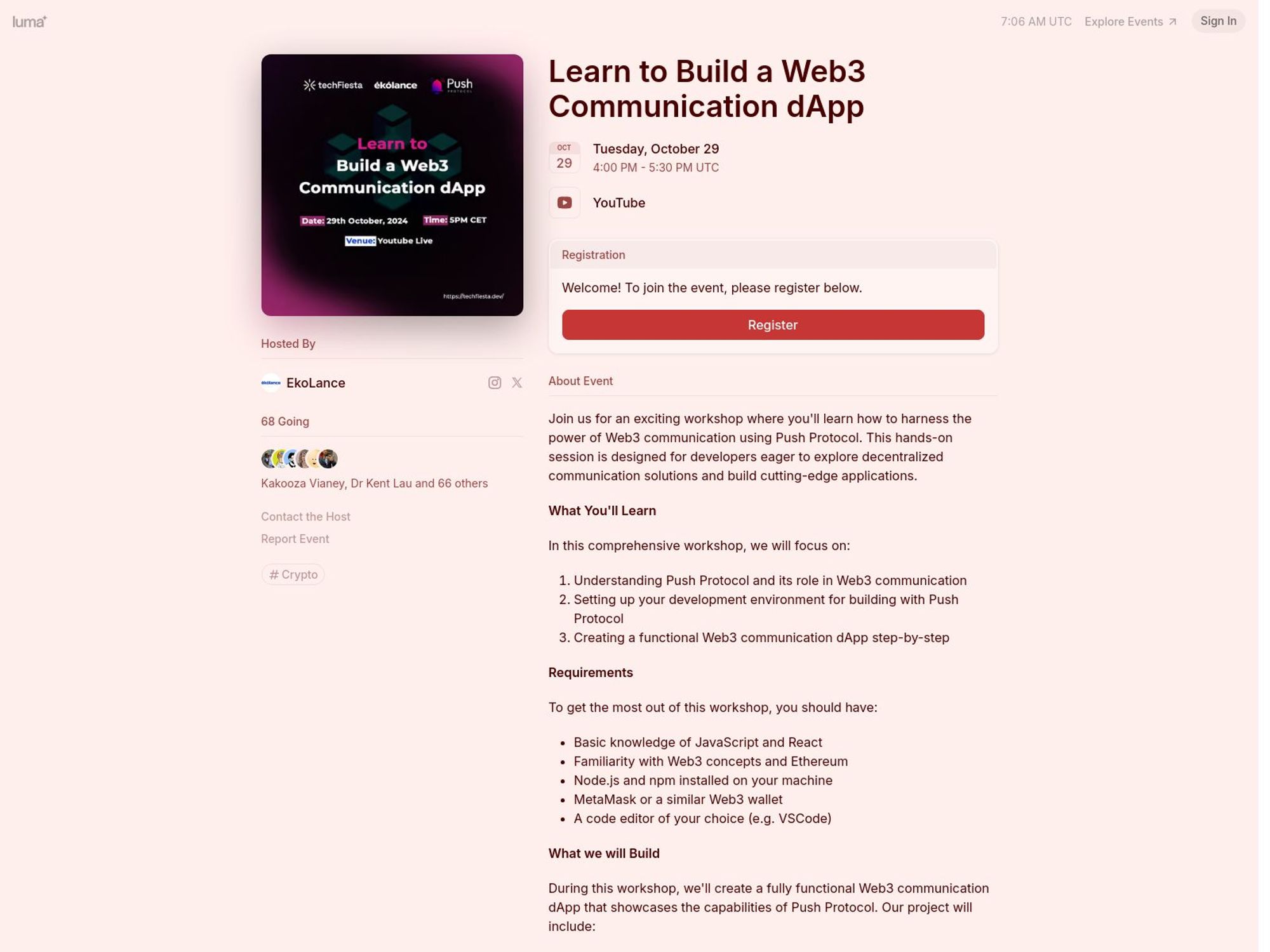 Learn to Build a Web3 Communication dApp screenshot