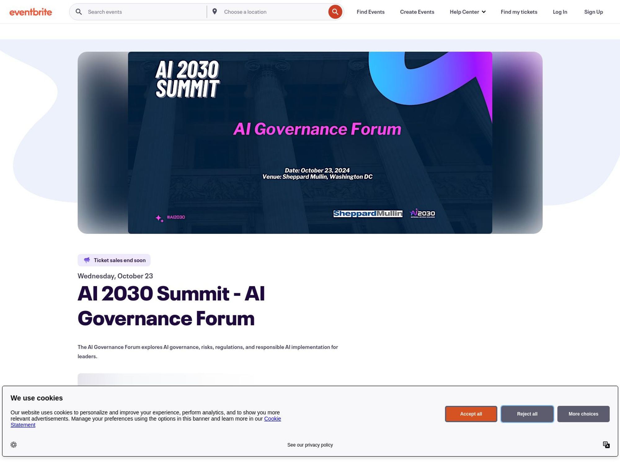 AI 2030 Summit - AI Governance Forum screenshot
