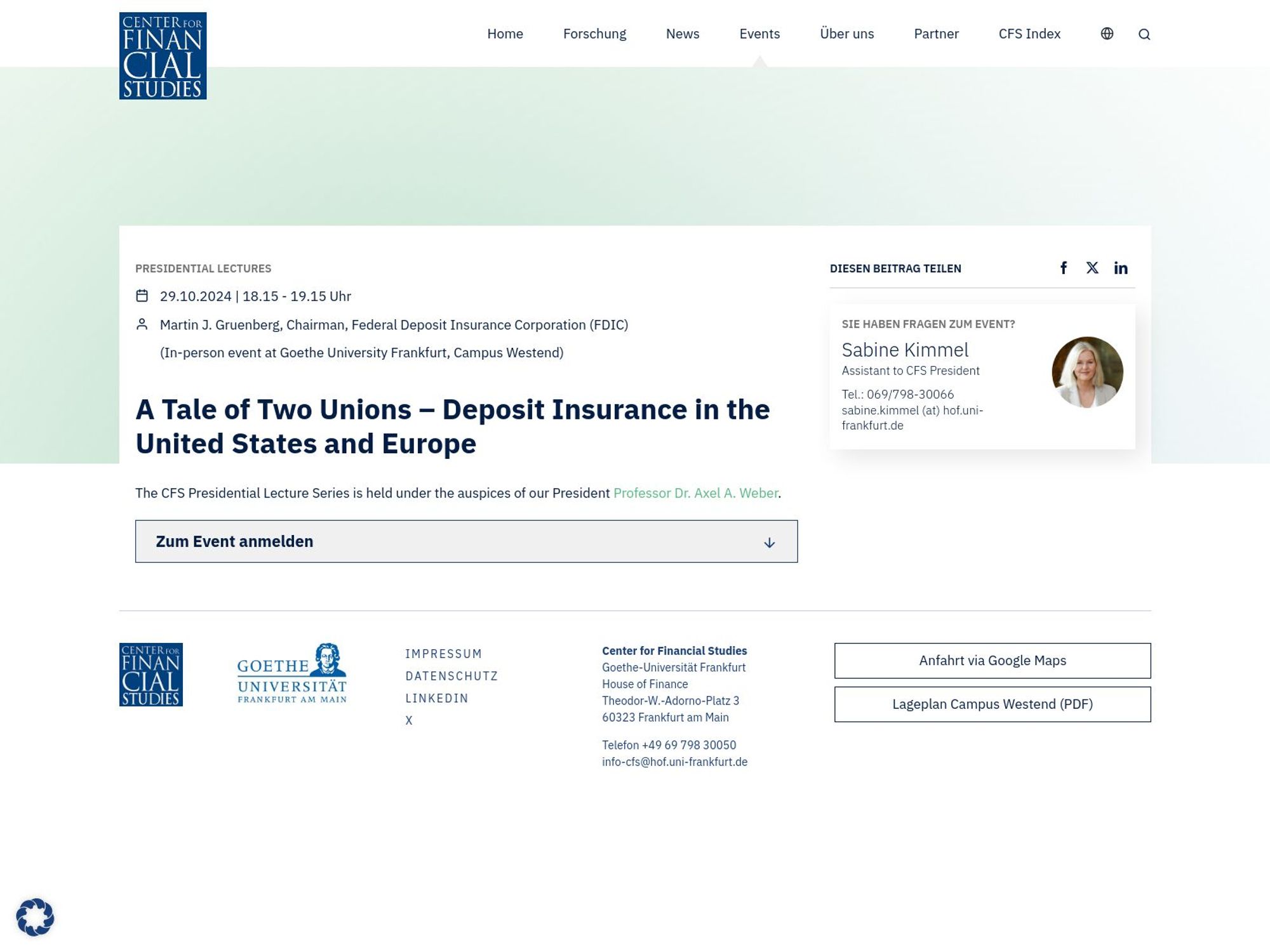 A Tale of Two Unions – Deposit Insurance in the United States and Europe screenshot