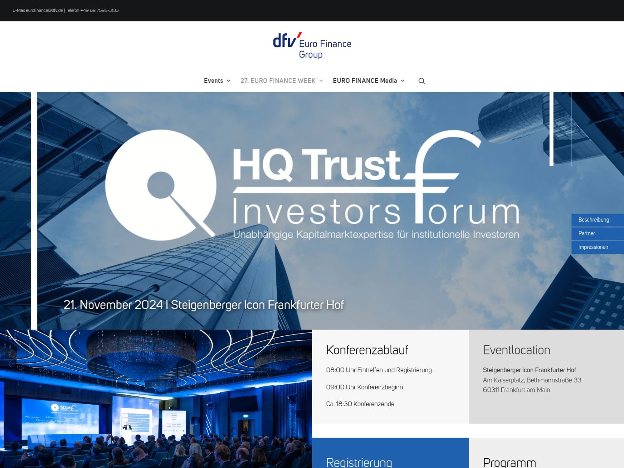 HQ Trust Investors Forum 2024 screenshot