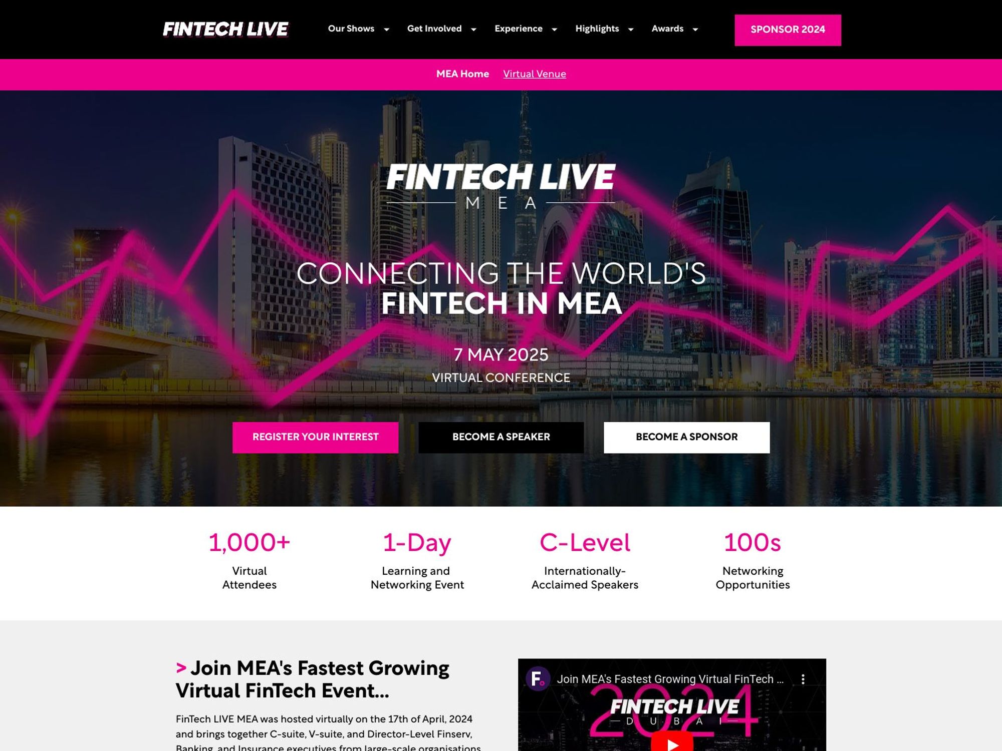 FinTech LIVE MEA 2025 screenshot