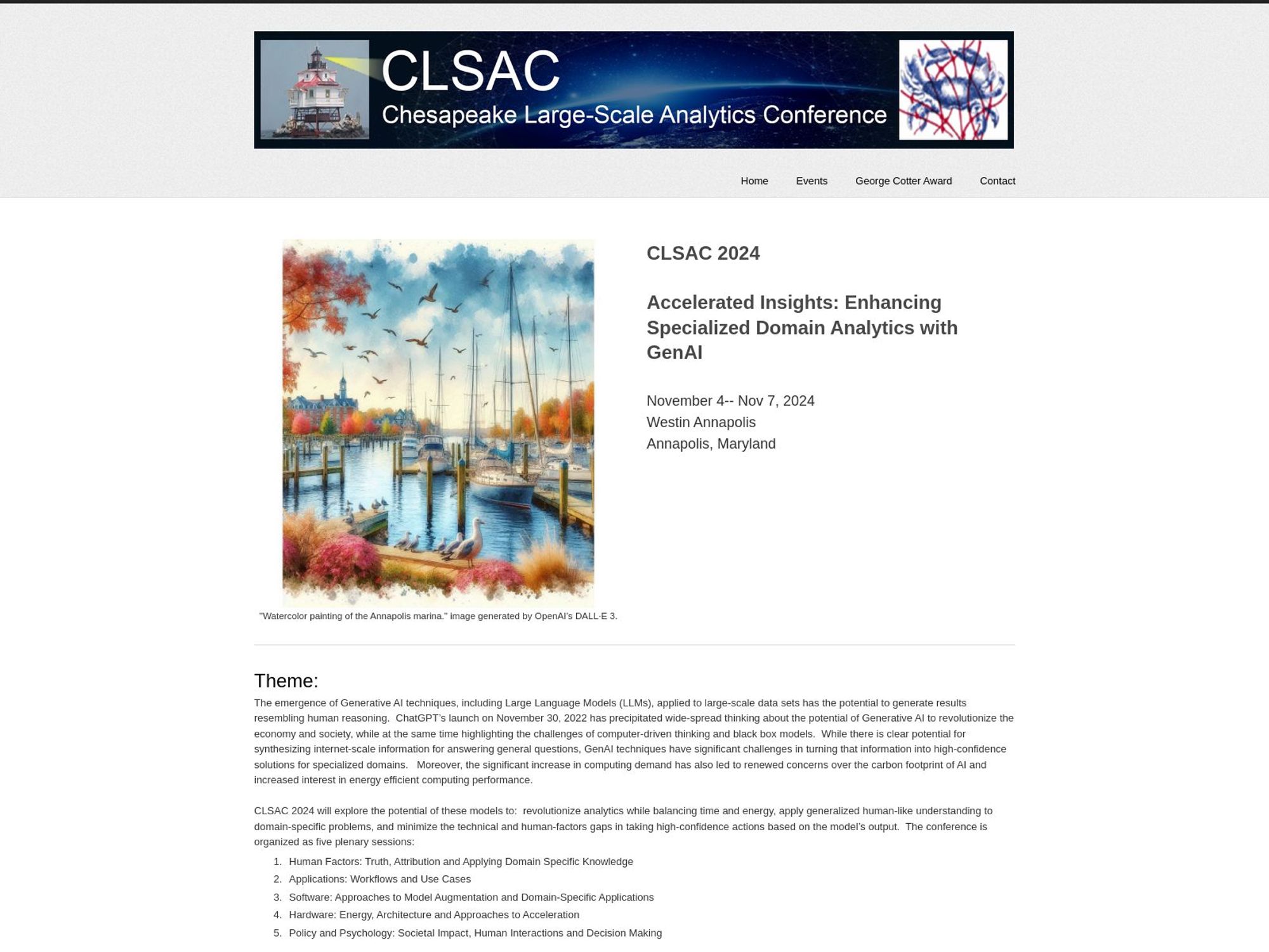 CLSAC 2024 screenshot