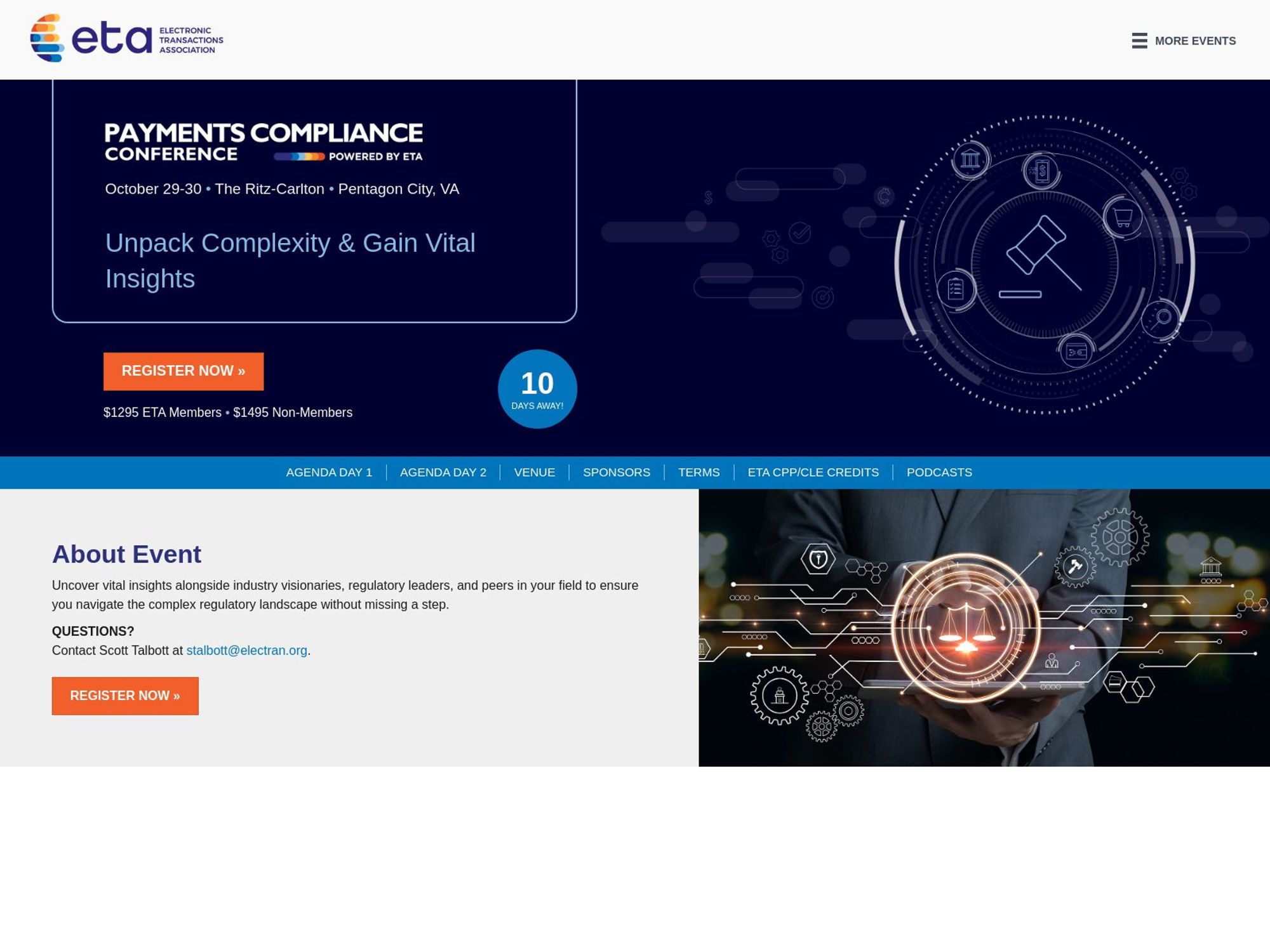 Payments Compliance Conference screenshot