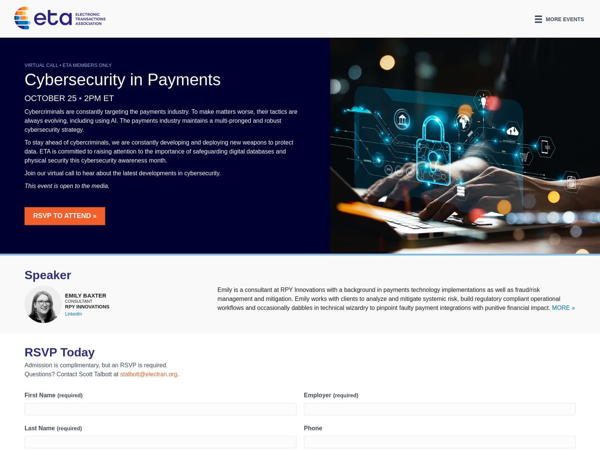 Cybersecurity in Payments screenshot