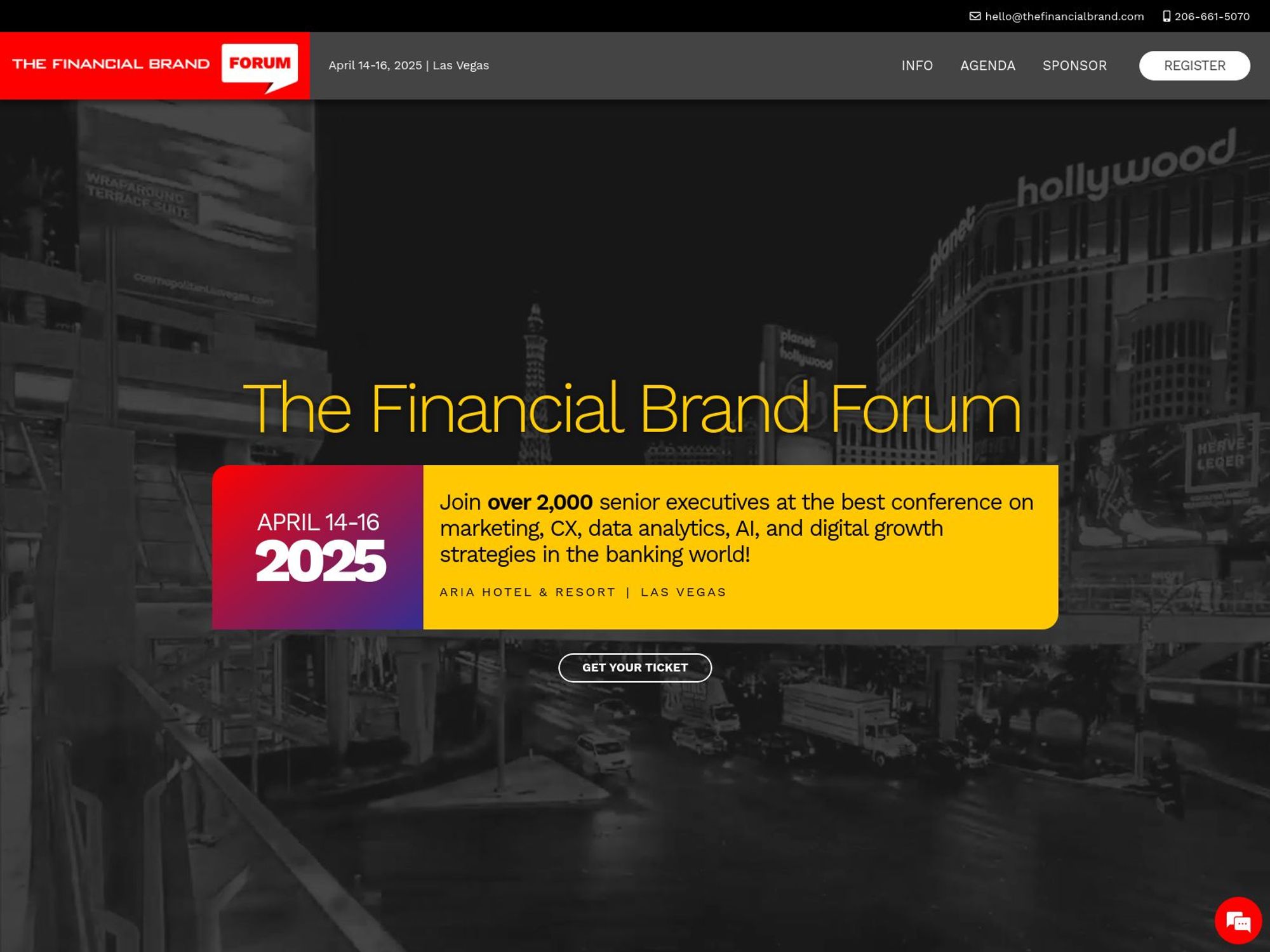 The Financial Brand Forum screenshot