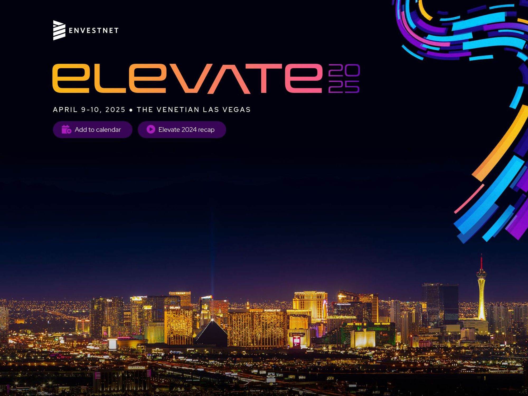 Envestnet Elevate 2025 screenshot