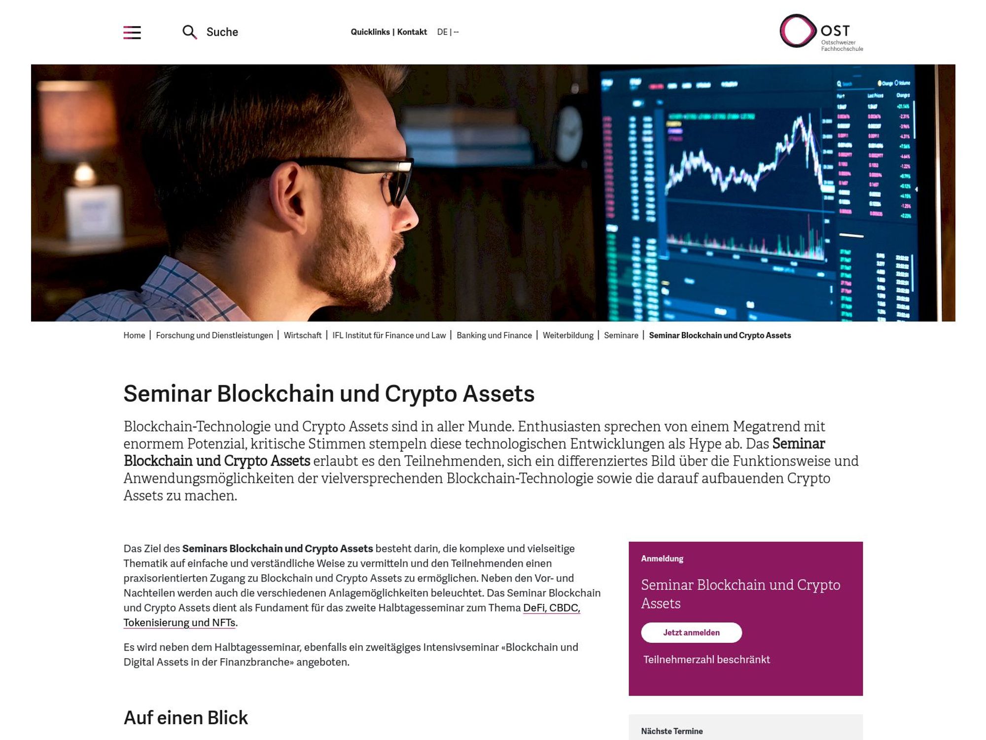 Seminar Blockchains und Crypto-Assets screenshot