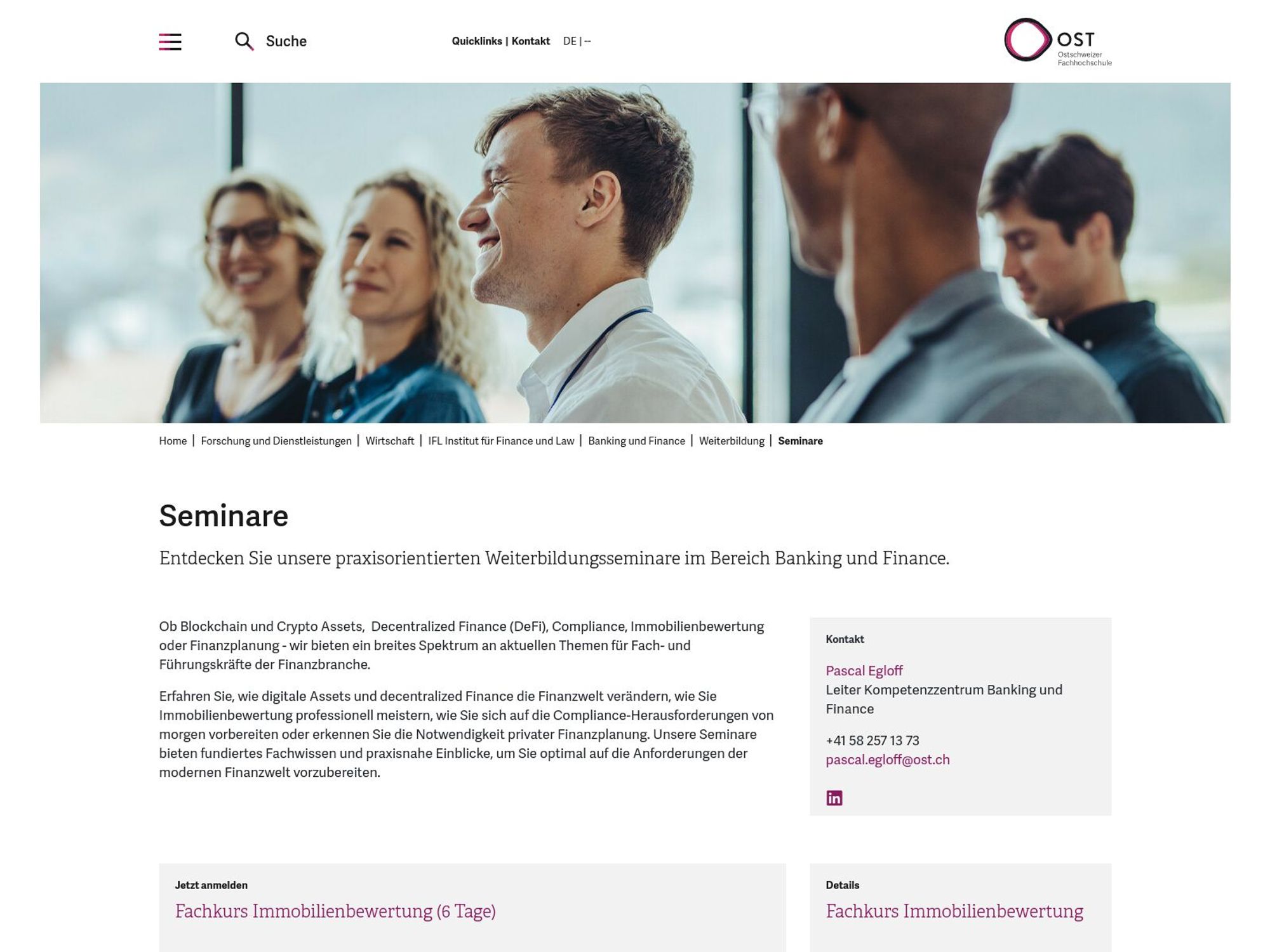Seminar Compliance-Herausforderungen für Banken – Crypto und Digital Assets screenshot