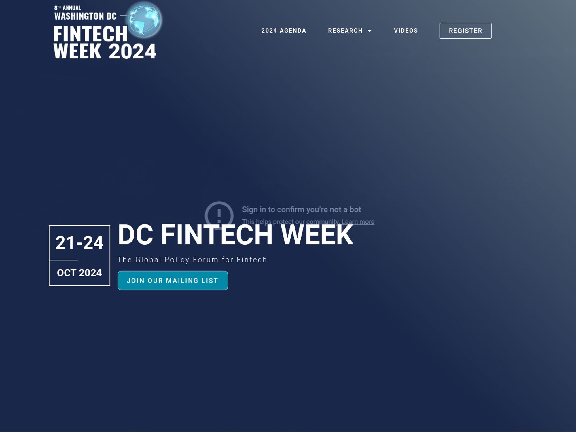 DC Fintech Week screenshot