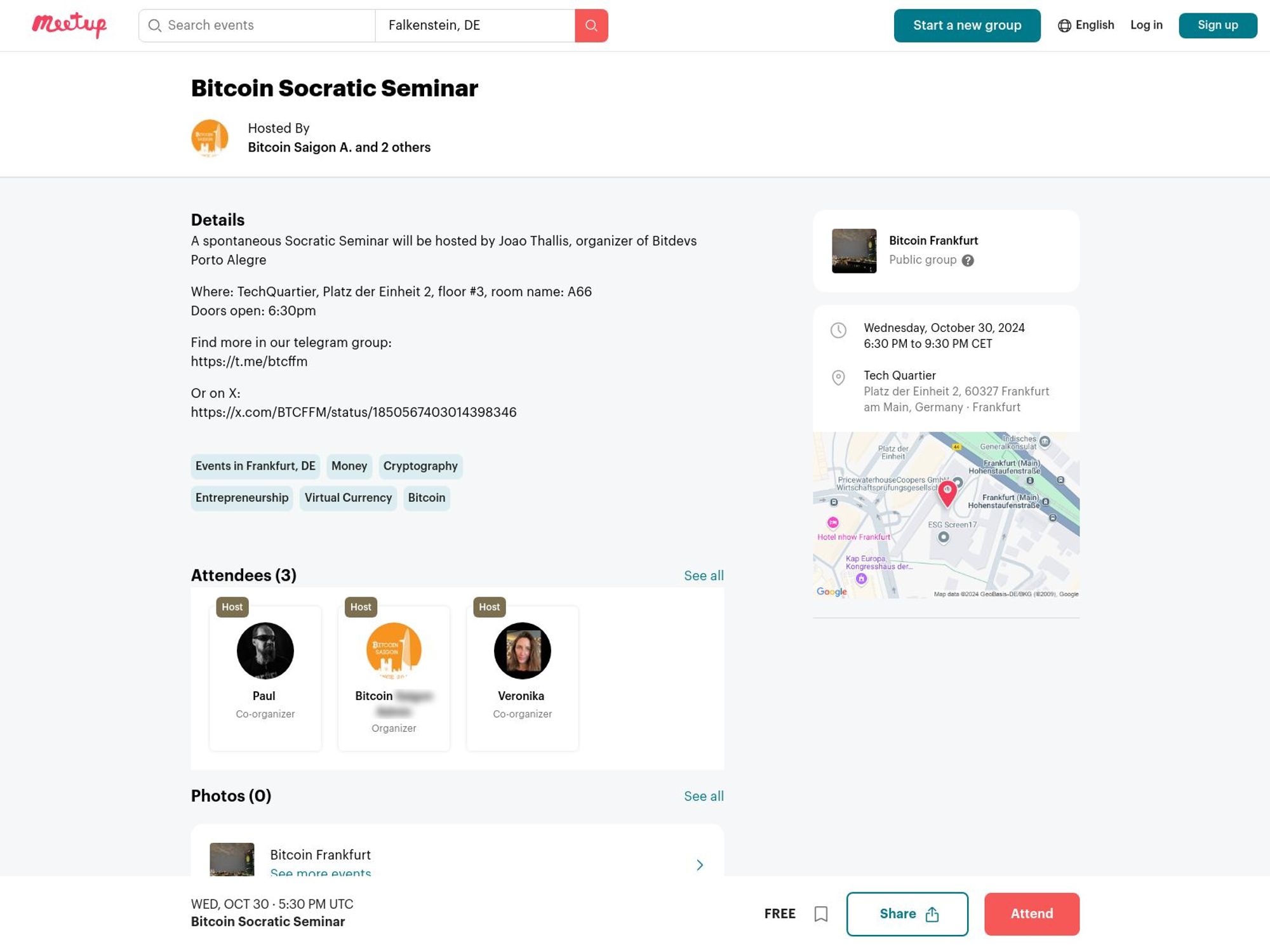 Bitcoin Socratic Seminar screenshot