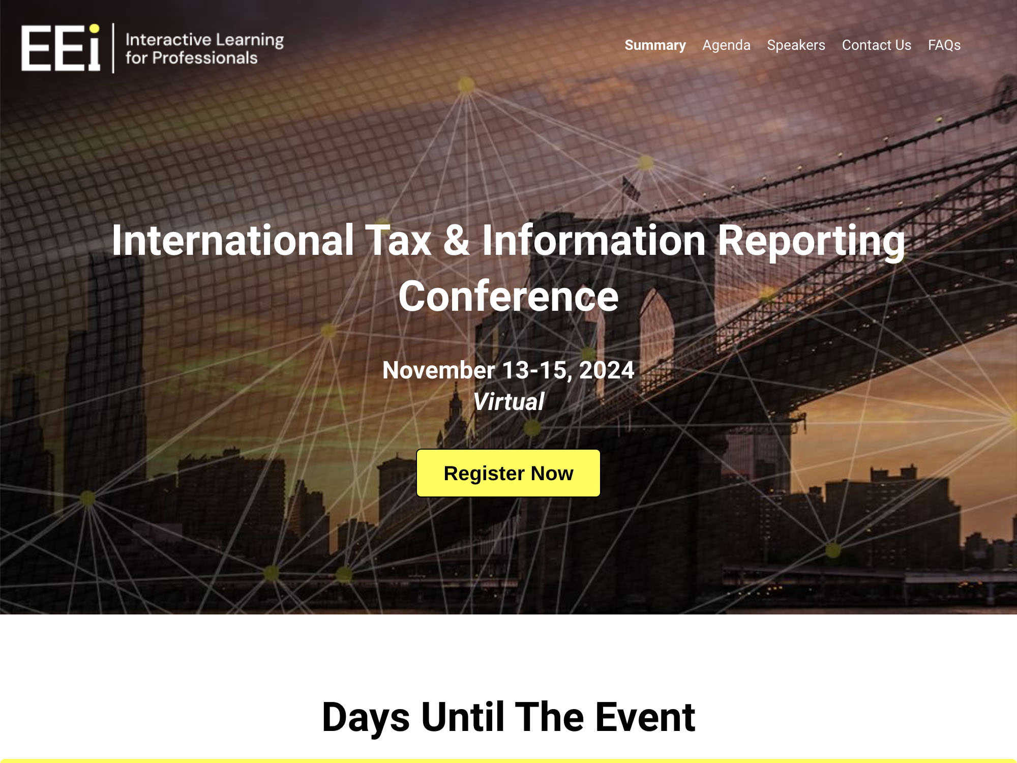 International Tax & Information Reporting Conference screenshot