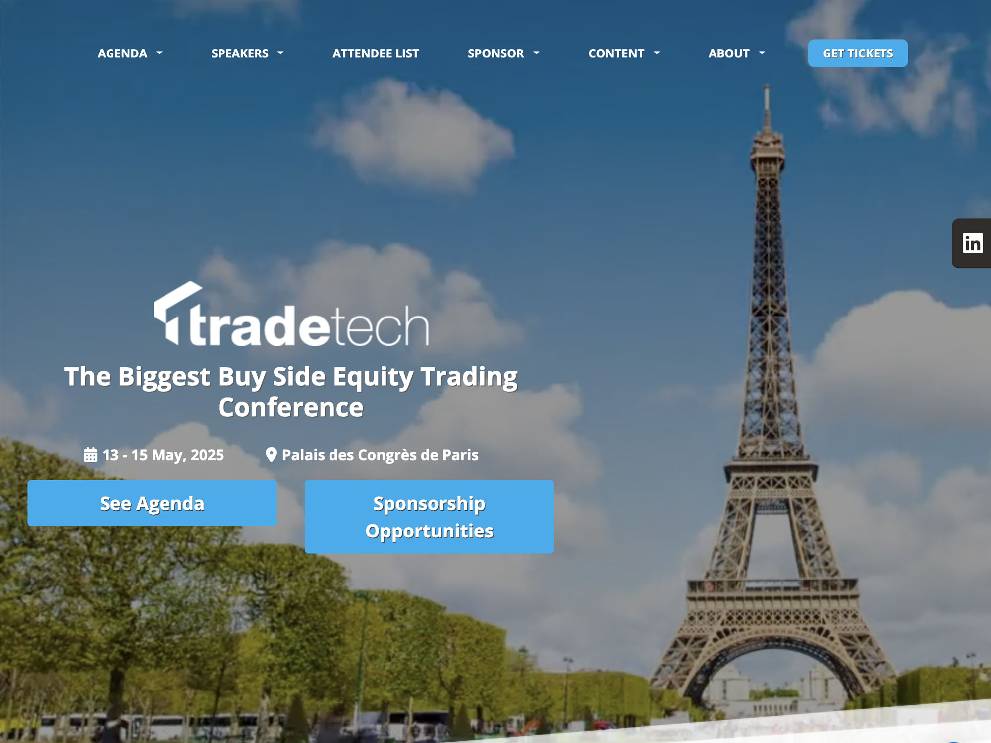 TradeTech Europe 2025 screenshot