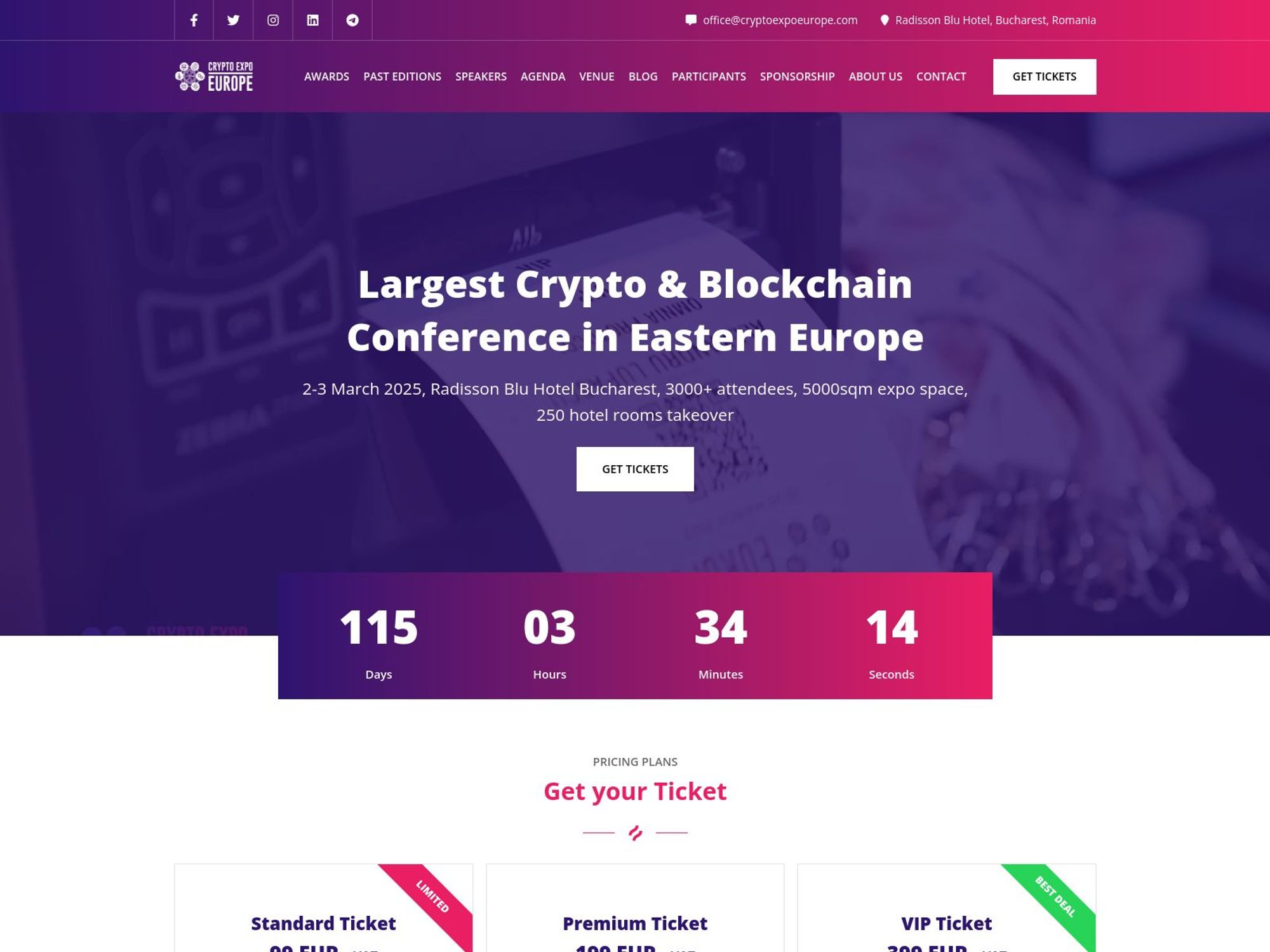 Crypto Expo Europe 2025 screenshot