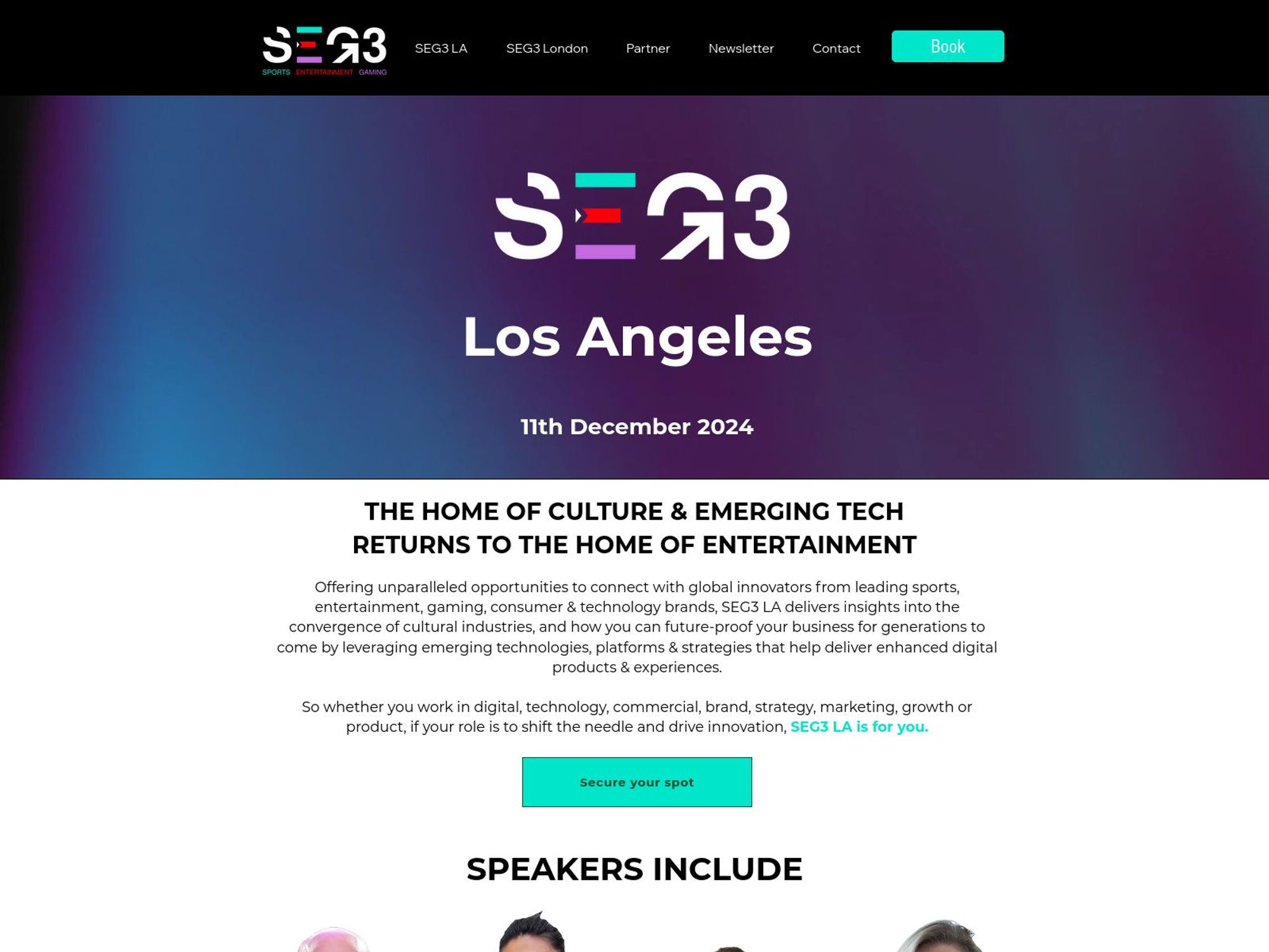 SEG3 2024 - Los Angeles screenshot
