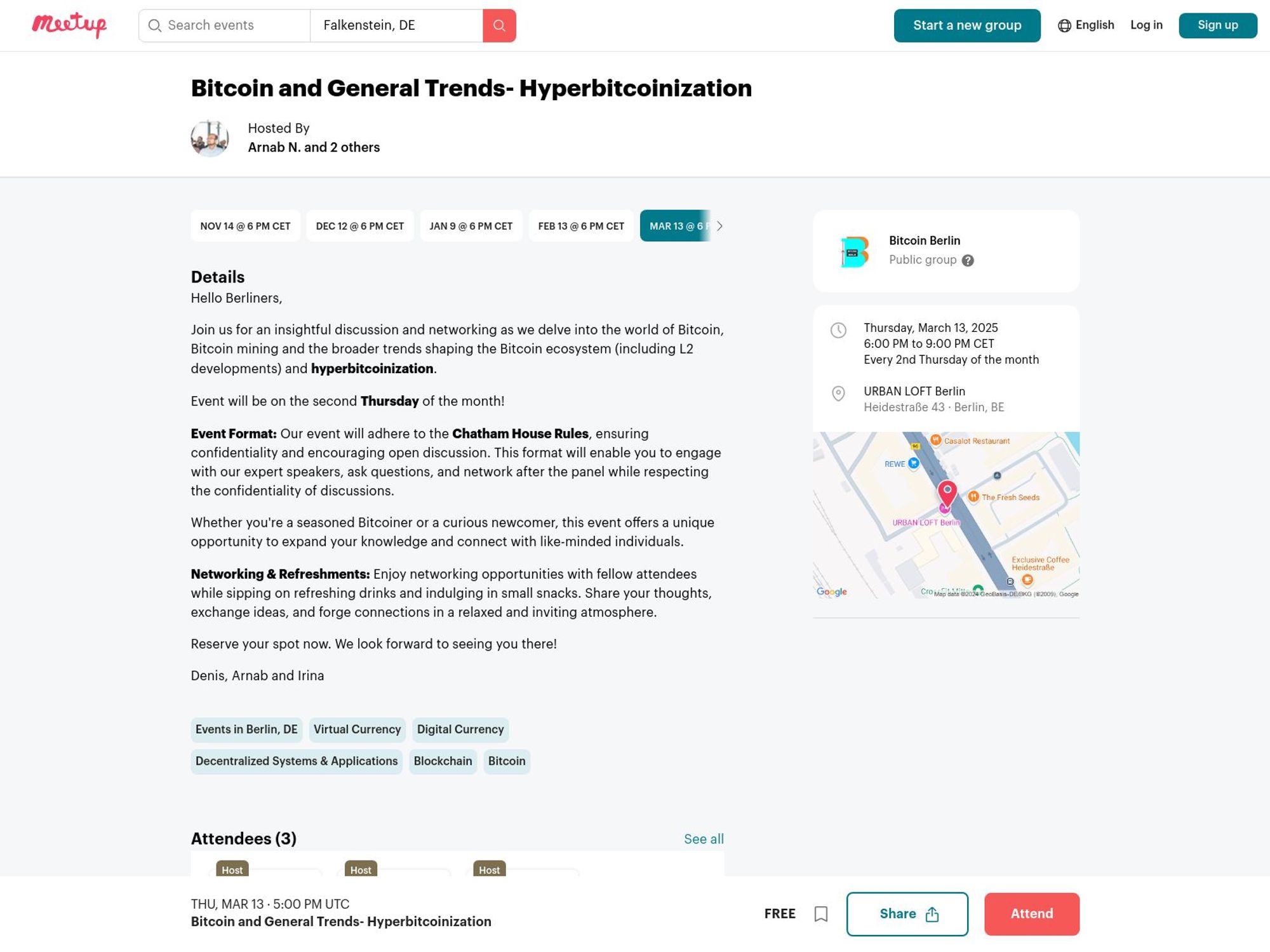 Bitcoin and General Trends – March 2025 screenshot