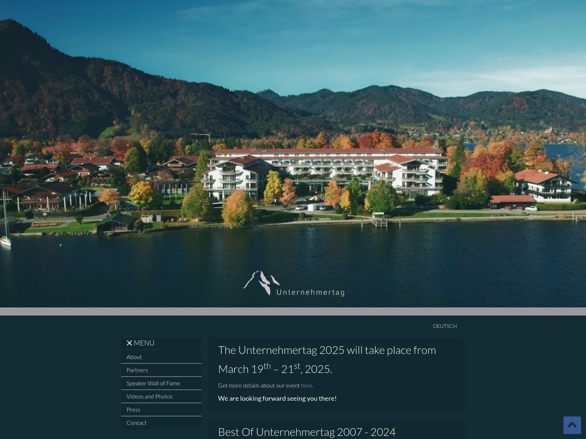 Unternehmertag 2025 screenshot