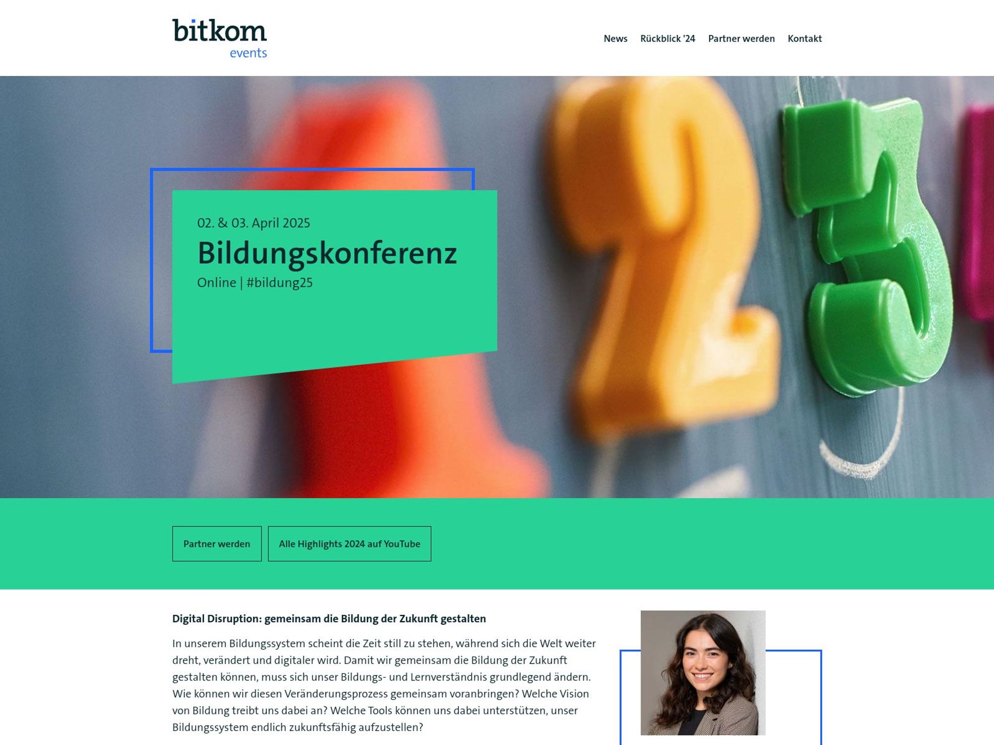 Bitkom Bildungskonferenz screenshot